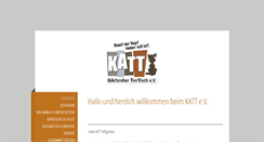 Desktop Screenshot of kattev.de